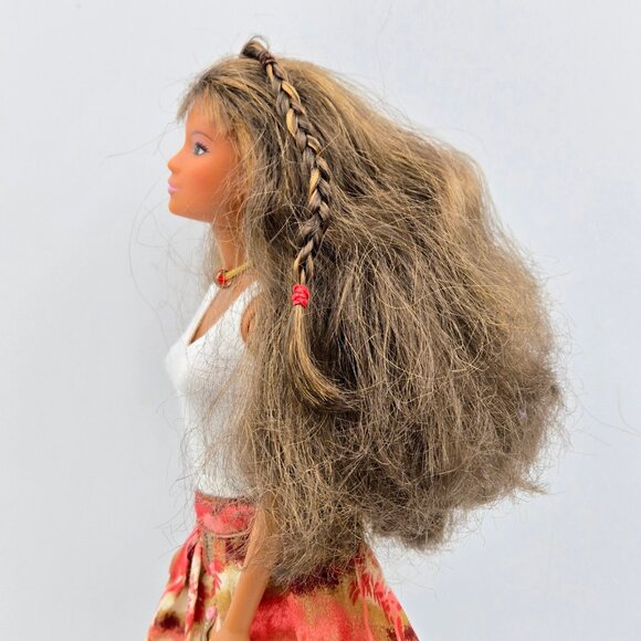 Barbie 2004 Fashion Fever Kayla Doll Tropical Skirt H0869 Mattel Read - Picture 7 of 16